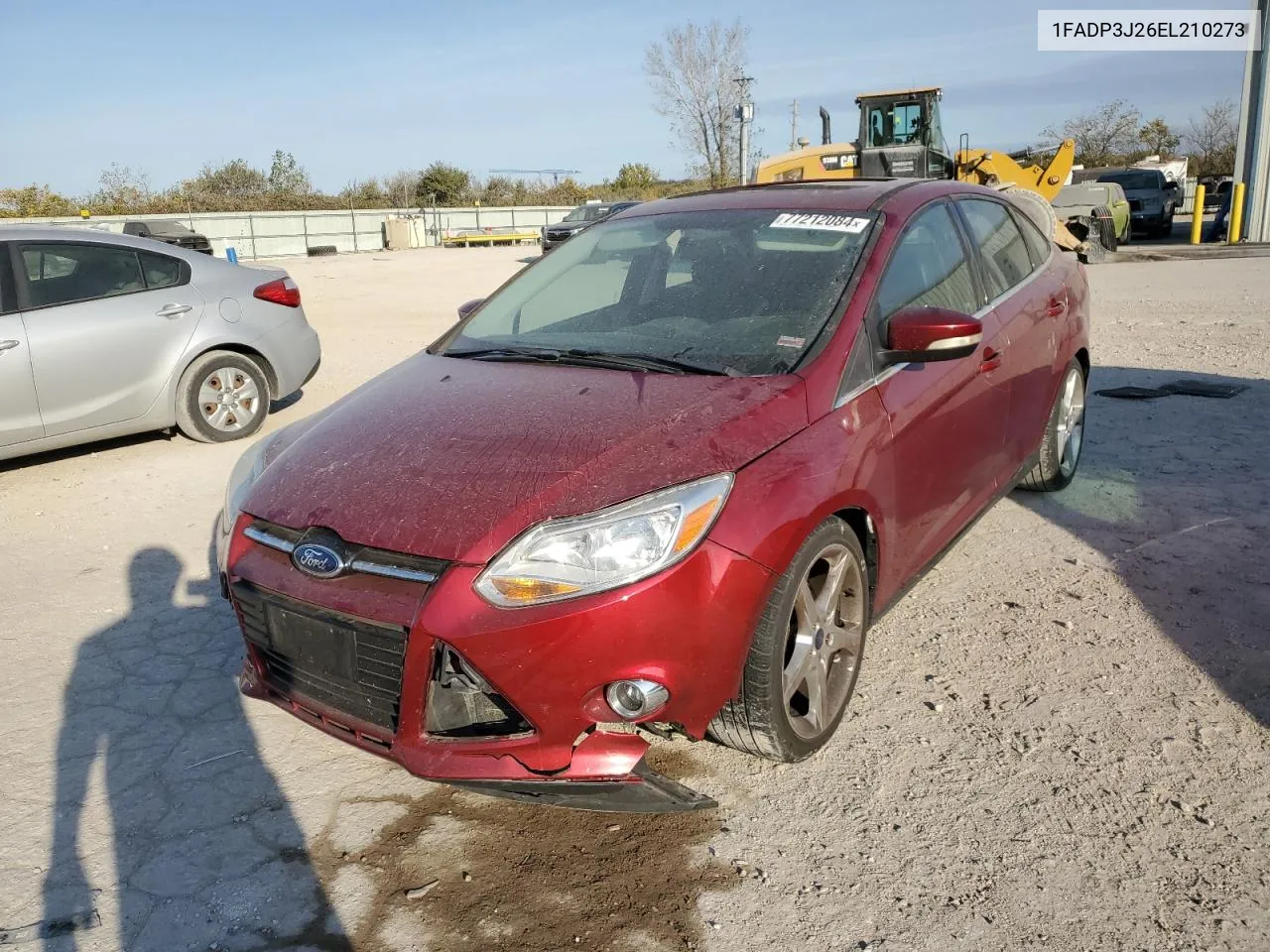 2014 Ford Focus Titanium VIN: 1FADP3J26EL210273 Lot: 77212084