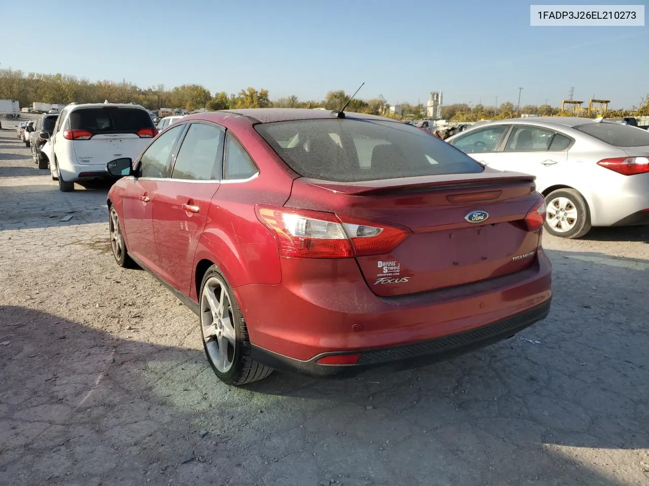 2014 Ford Focus Titanium VIN: 1FADP3J26EL210273 Lot: 77212084