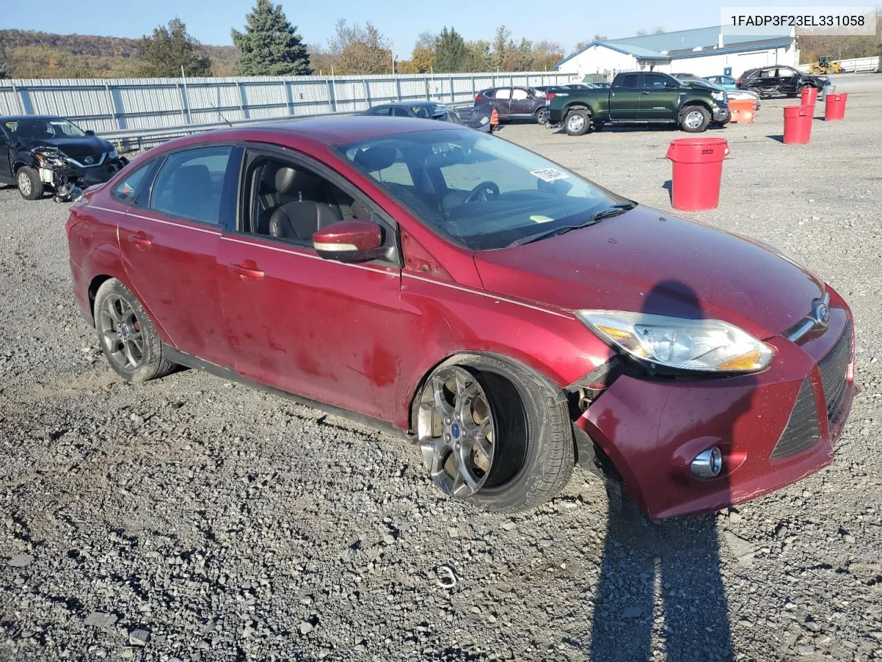 2014 Ford Focus Se VIN: 1FADP3F23EL331058 Lot: 77245514