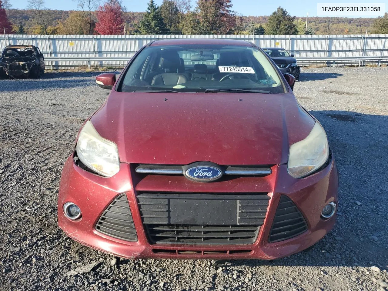 2014 Ford Focus Se VIN: 1FADP3F23EL331058 Lot: 77245514