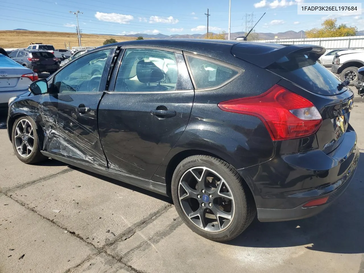 2014 Ford Focus Se VIN: 1FADP3K26EL197684 Lot: 77409534