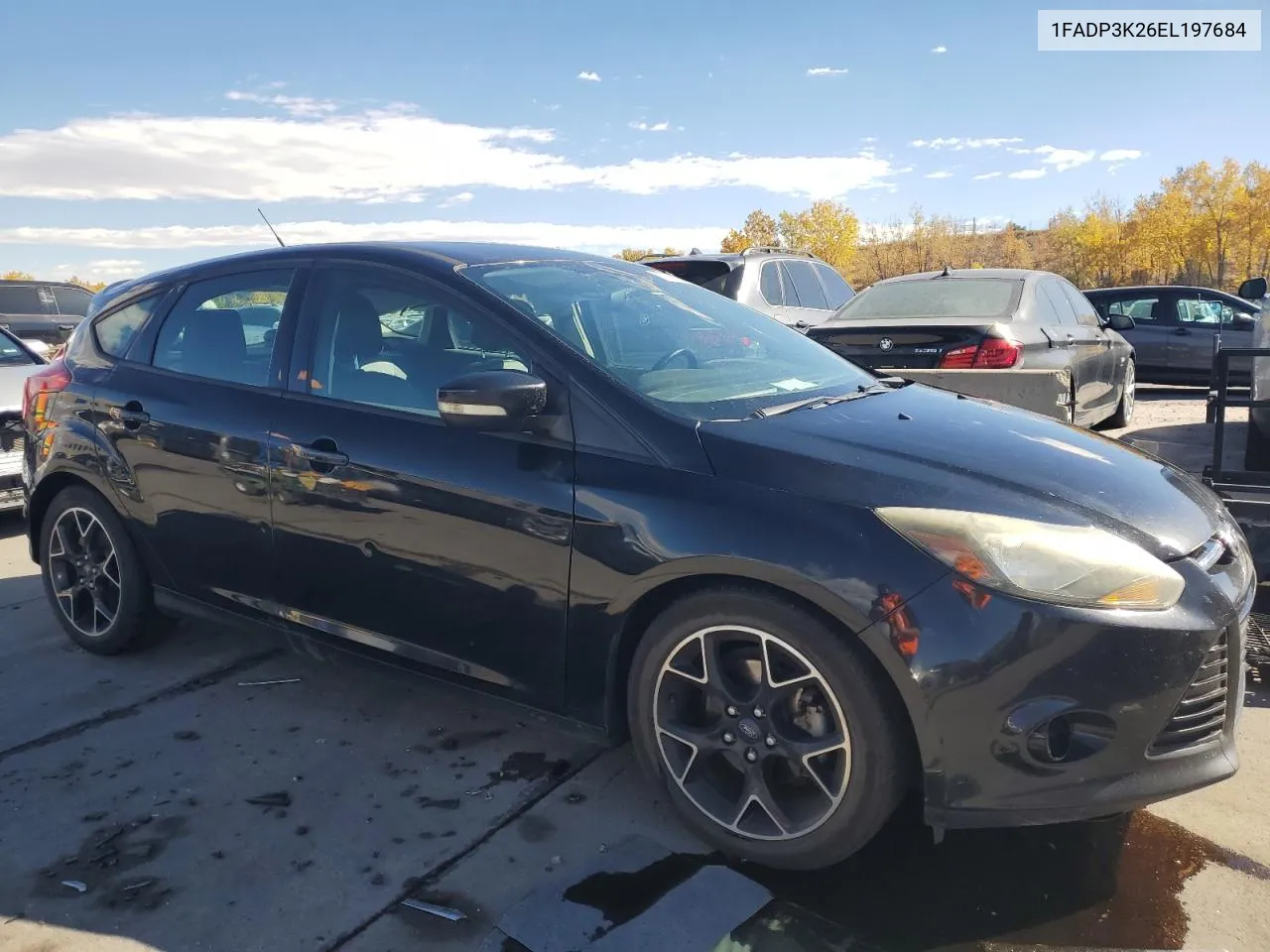 2014 Ford Focus Se VIN: 1FADP3K26EL197684 Lot: 77409534