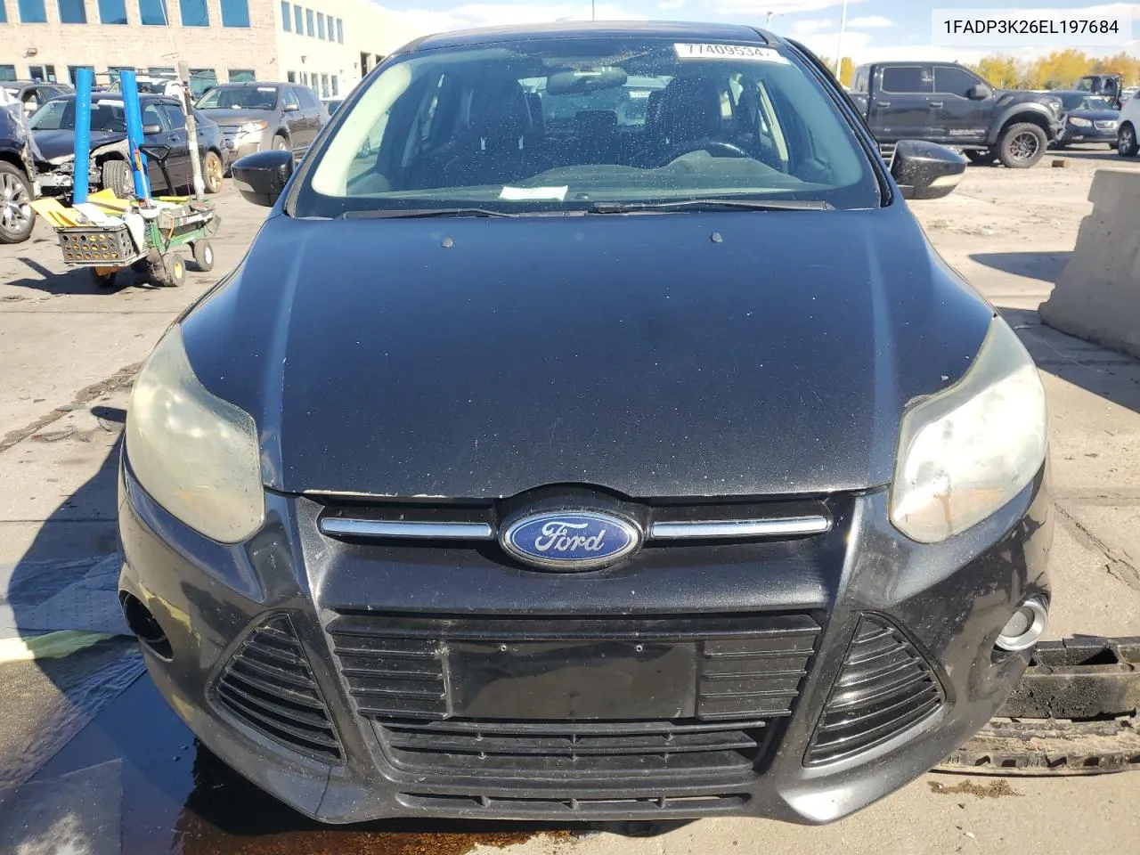 2014 Ford Focus Se VIN: 1FADP3K26EL197684 Lot: 77409534