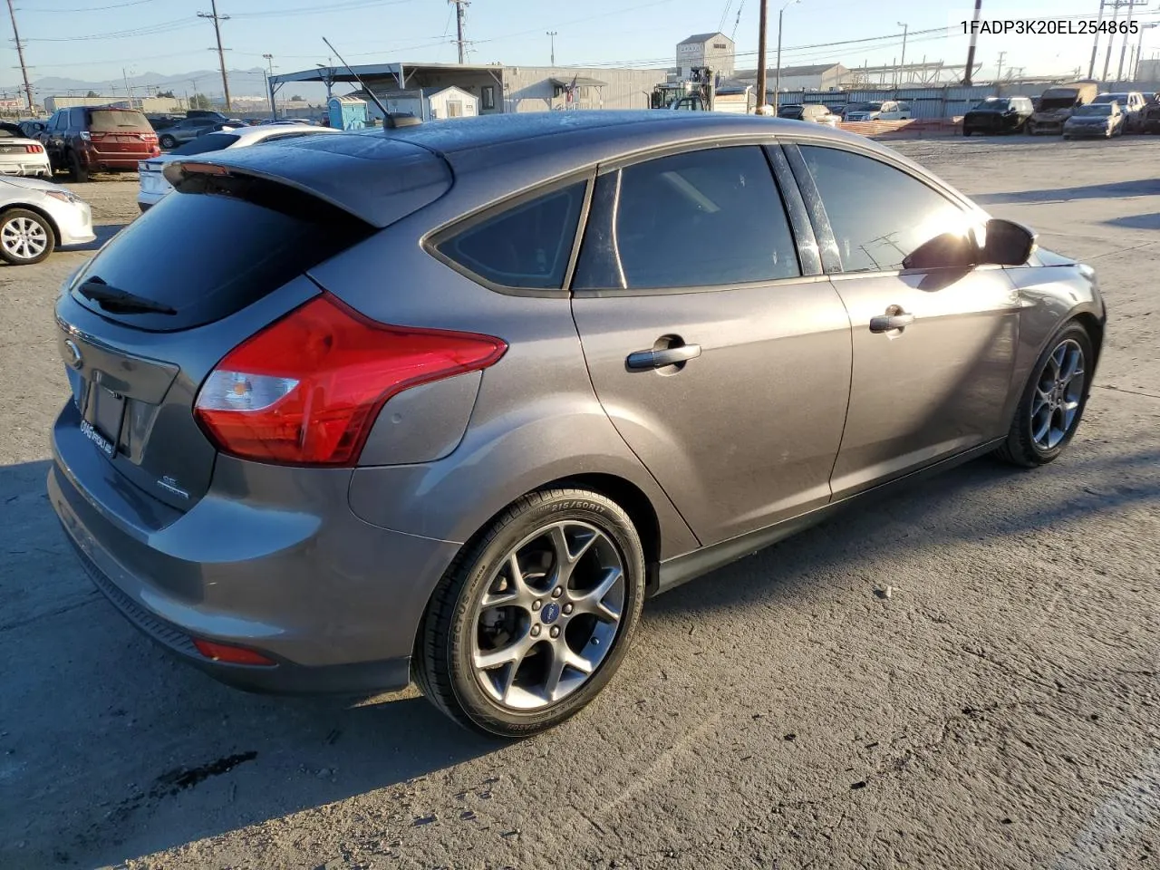 2014 Ford Focus Se VIN: 1FADP3K20EL254865 Lot: 77434004