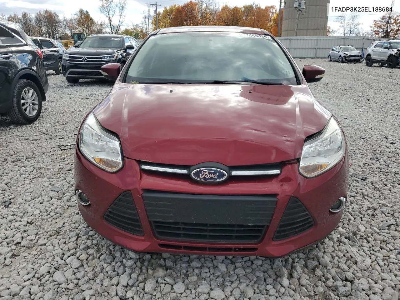 2014 Ford Focus Se VIN: 1FADP3K25EL188684 Lot: 77449334