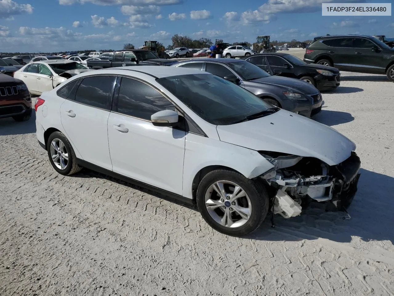 2014 Ford Focus Se VIN: 1FADP3F24EL336480 Lot: 77654054