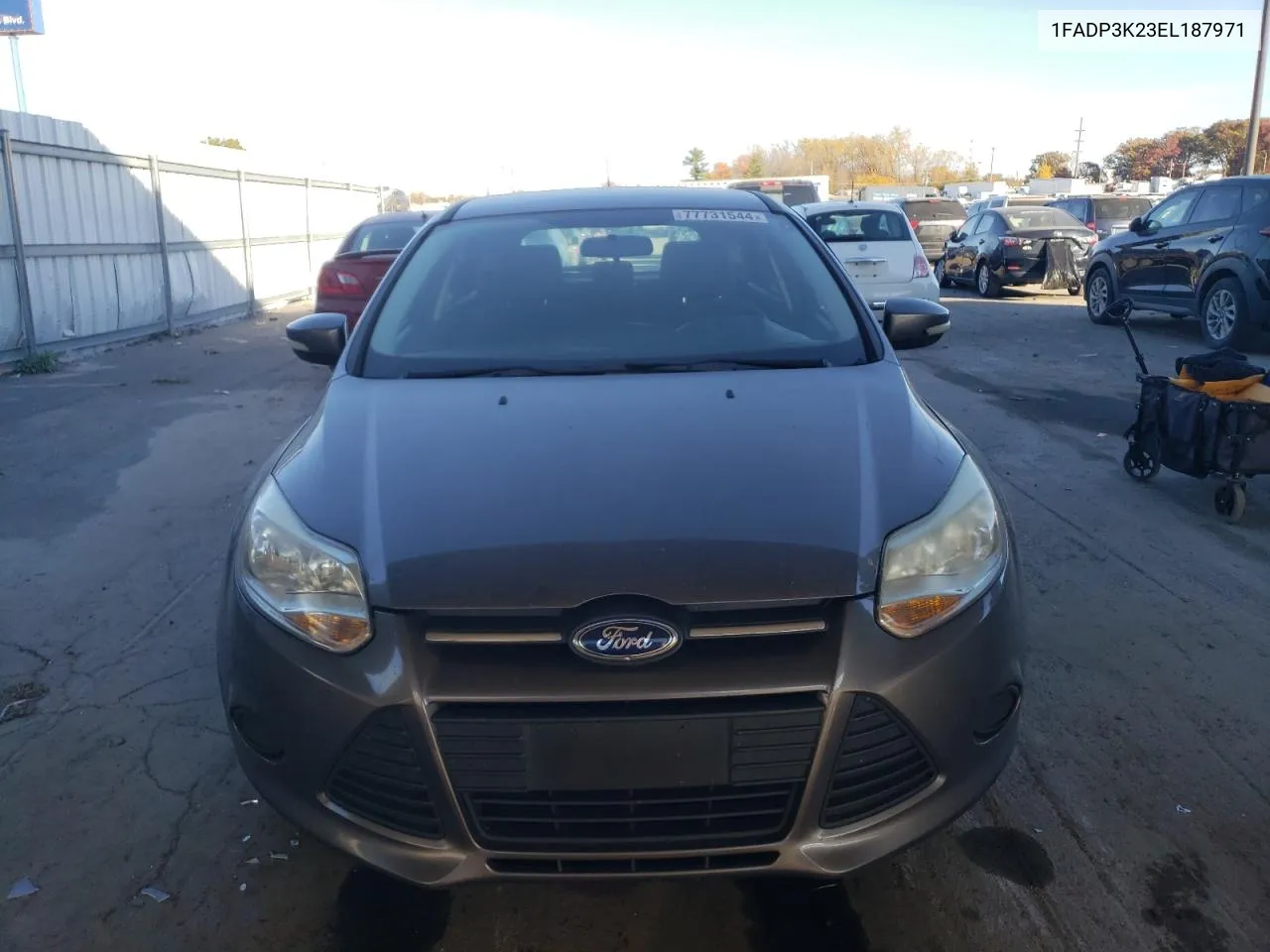 2014 Ford Focus Se VIN: 1FADP3K23EL187971 Lot: 77731544