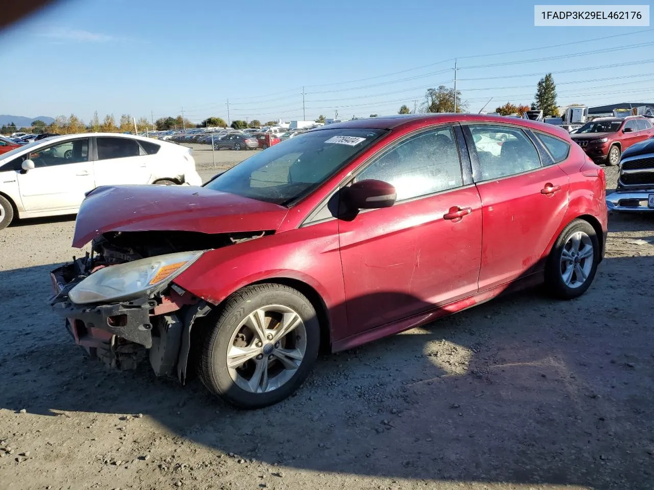 2014 Ford Focus Se VIN: 1FADP3K29EL462176 Lot: 77789404