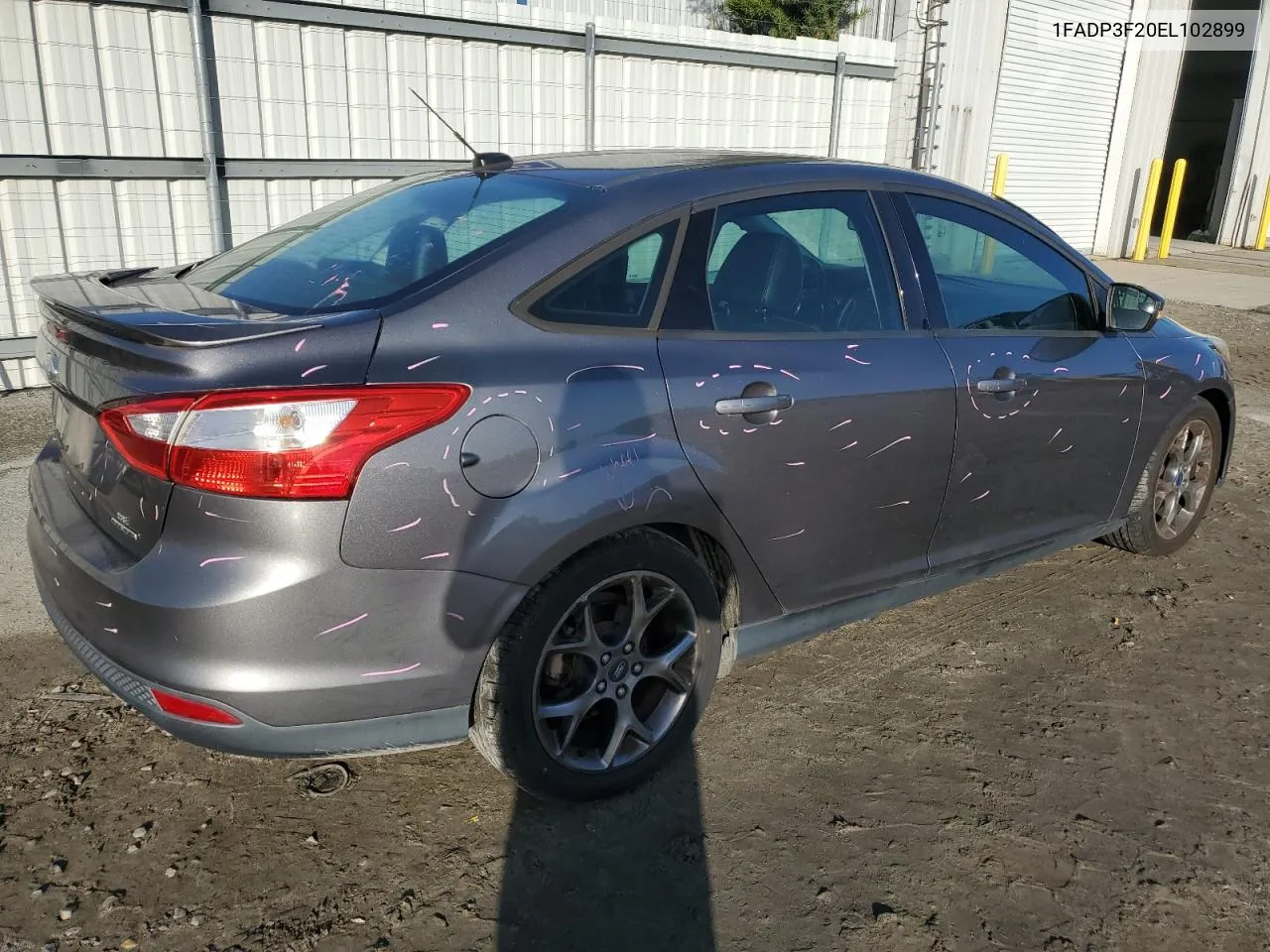 2014 Ford Focus Se VIN: 1FADP3F20EL102899 Lot: 77818984