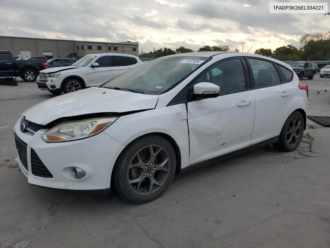 2014 Ford Focus Se VIN: 1FADP3K26EL334221 Lot: 77832484