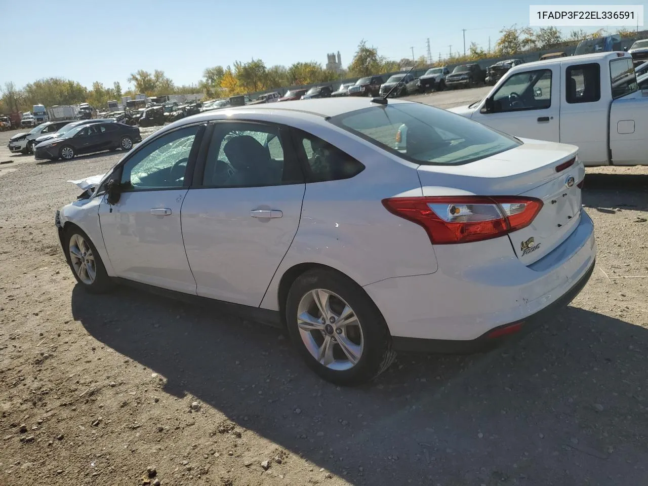 2014 Ford Focus Se VIN: 1FADP3F22EL336591 Lot: 77891514