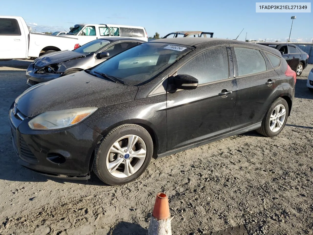 2014 Ford Focus Se VIN: 1FADP3K21EL271349 Lot: 77906254