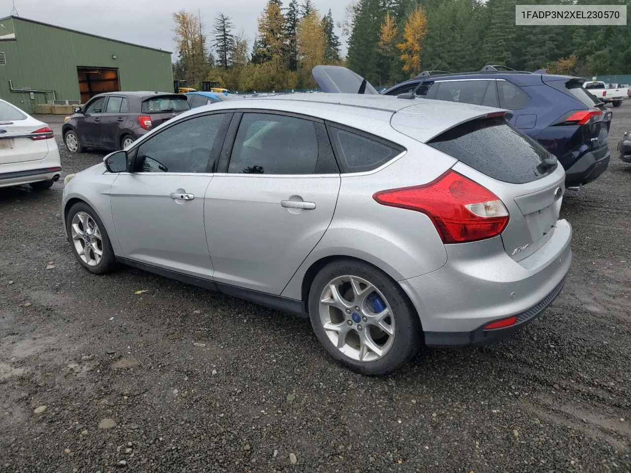 2014 Ford Focus Titanium VIN: 1FADP3N2XEL230570 Lot: 77992844