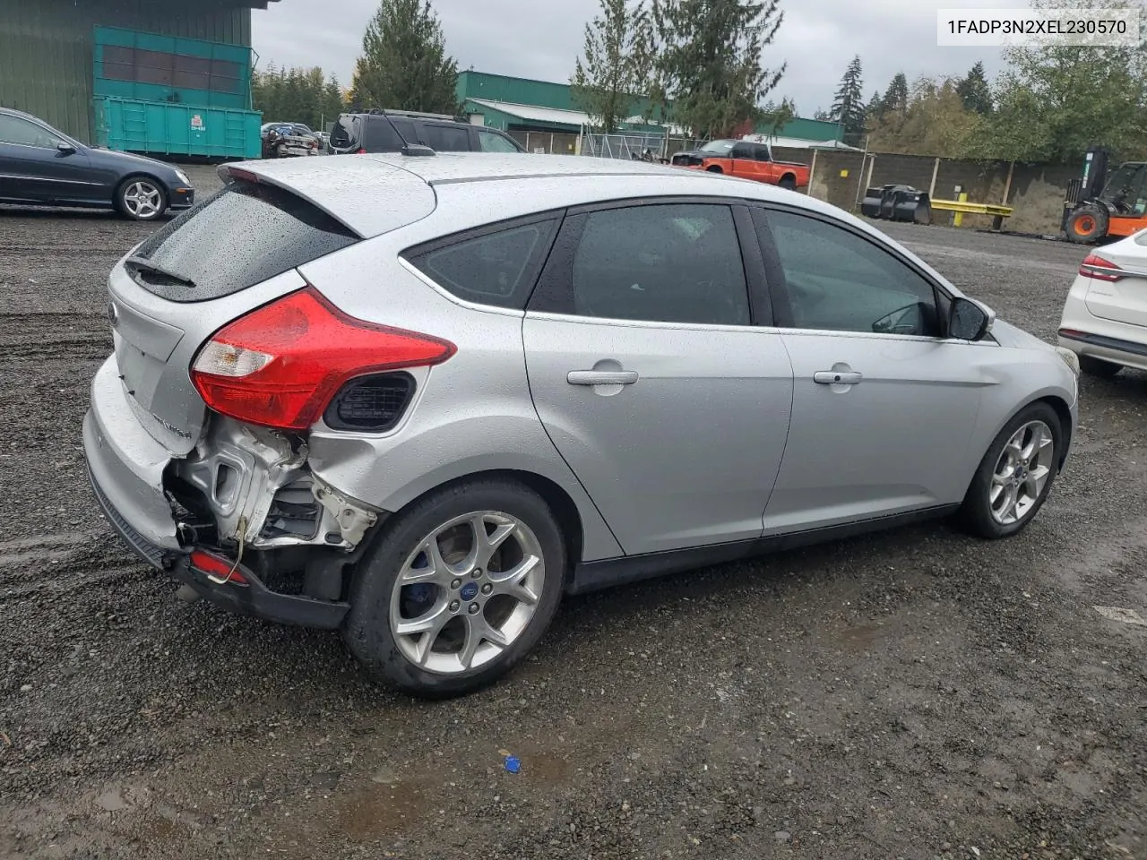 2014 Ford Focus Titanium VIN: 1FADP3N2XEL230570 Lot: 77992844