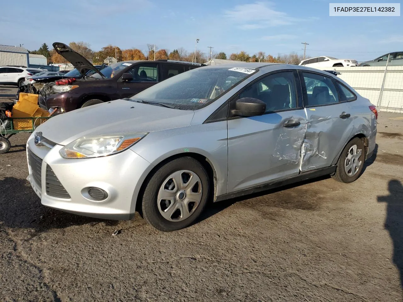 2014 Ford Focus S VIN: 1FADP3E27EL142382 Lot: 78117184