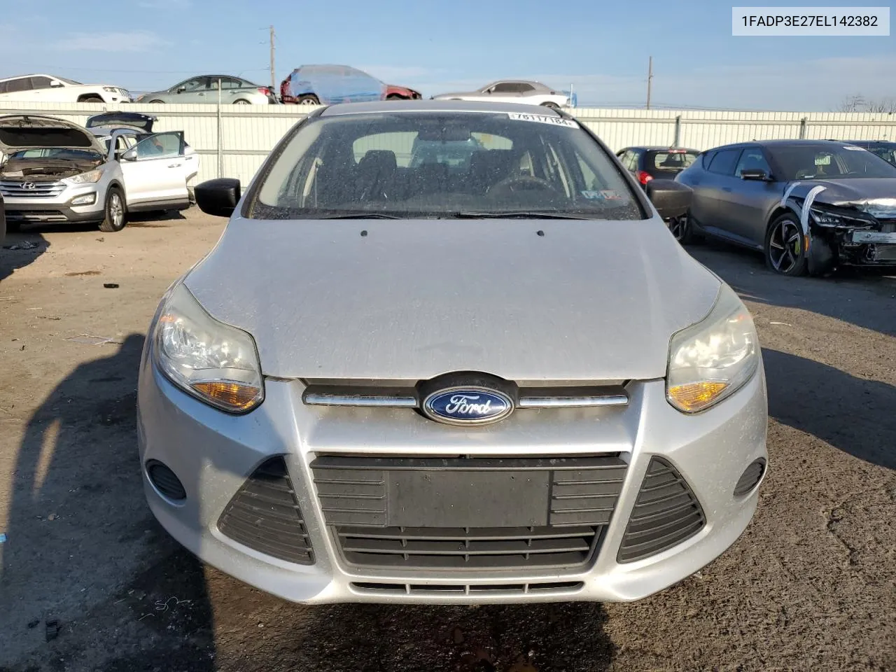 2014 Ford Focus S VIN: 1FADP3E27EL142382 Lot: 78117184