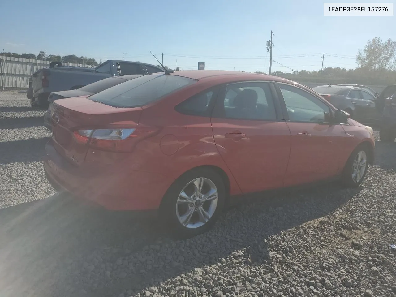 2014 Ford Focus Se VIN: 1FADP3F28EL157276 Lot: 78153664