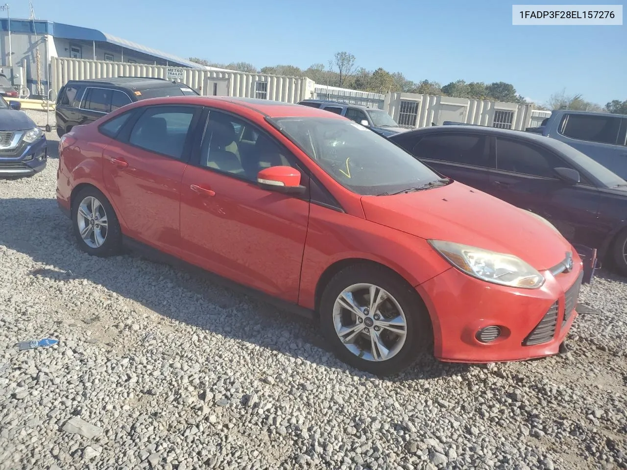 2014 Ford Focus Se VIN: 1FADP3F28EL157276 Lot: 78153664