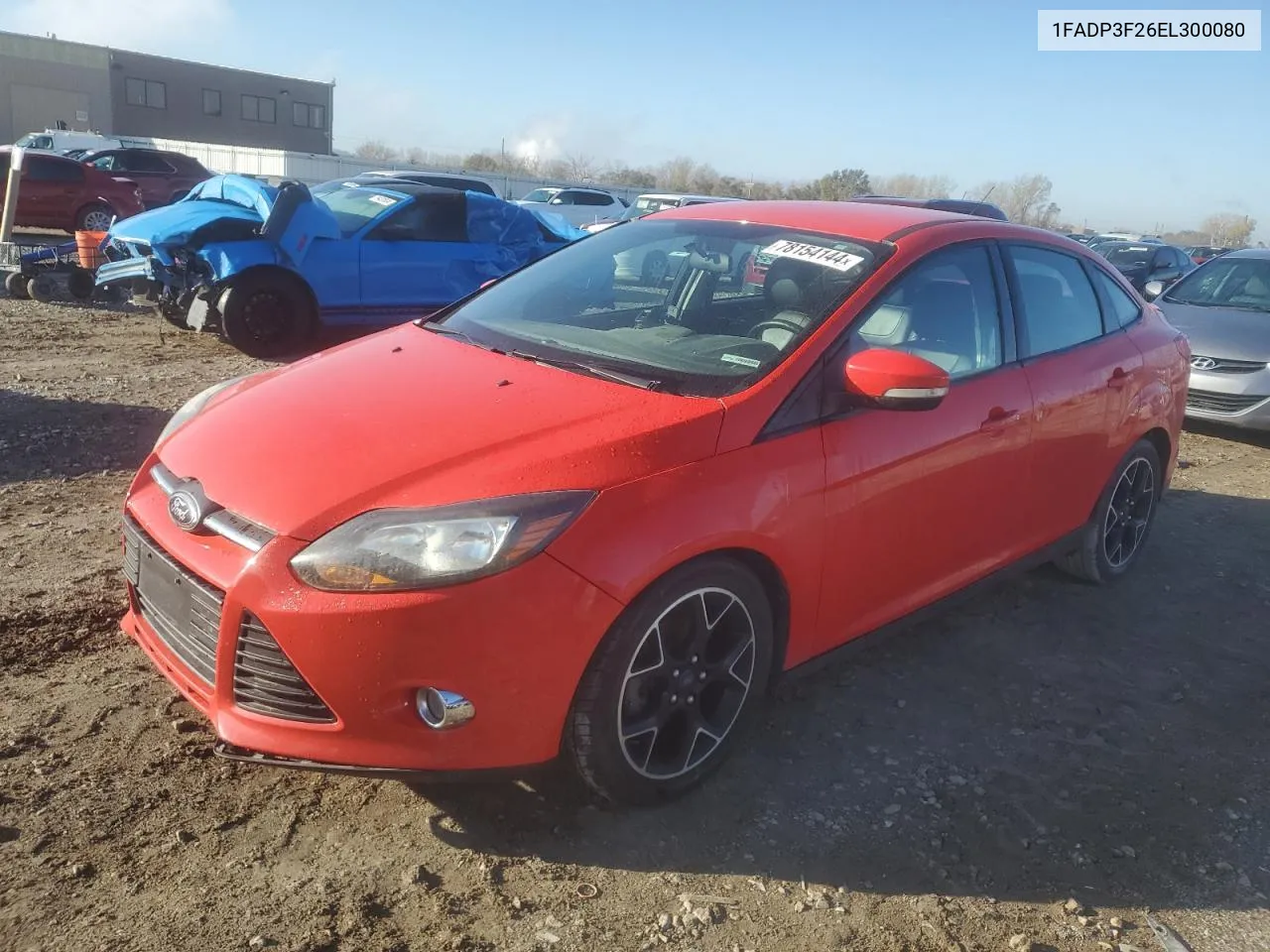 2014 Ford Focus Se VIN: 1FADP3F26EL300080 Lot: 78154144