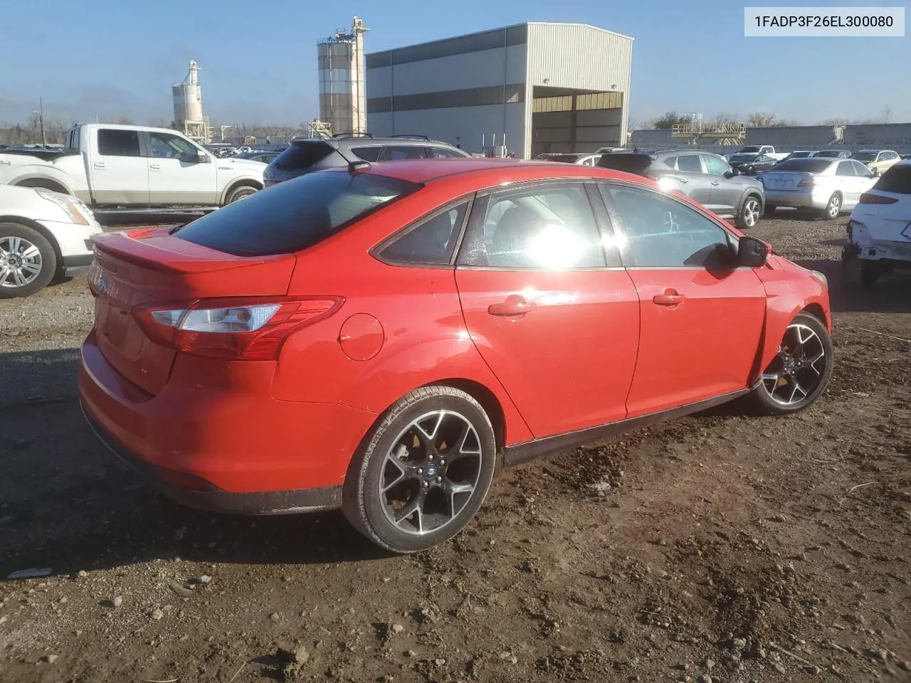 2014 Ford Focus Se VIN: 1FADP3F26EL300080 Lot: 78154144