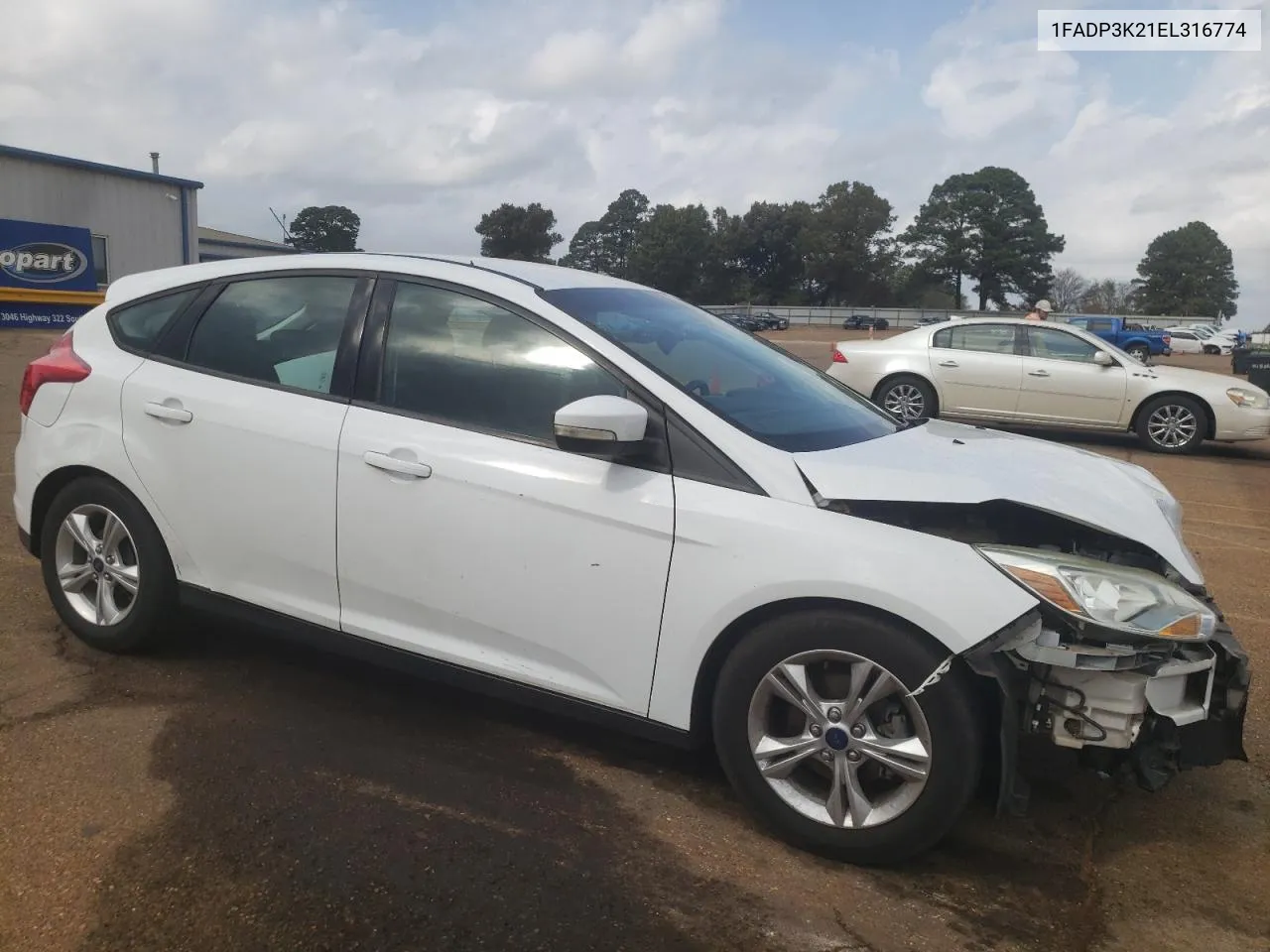 2014 Ford Focus Se VIN: 1FADP3K21EL316774 Lot: 78178974