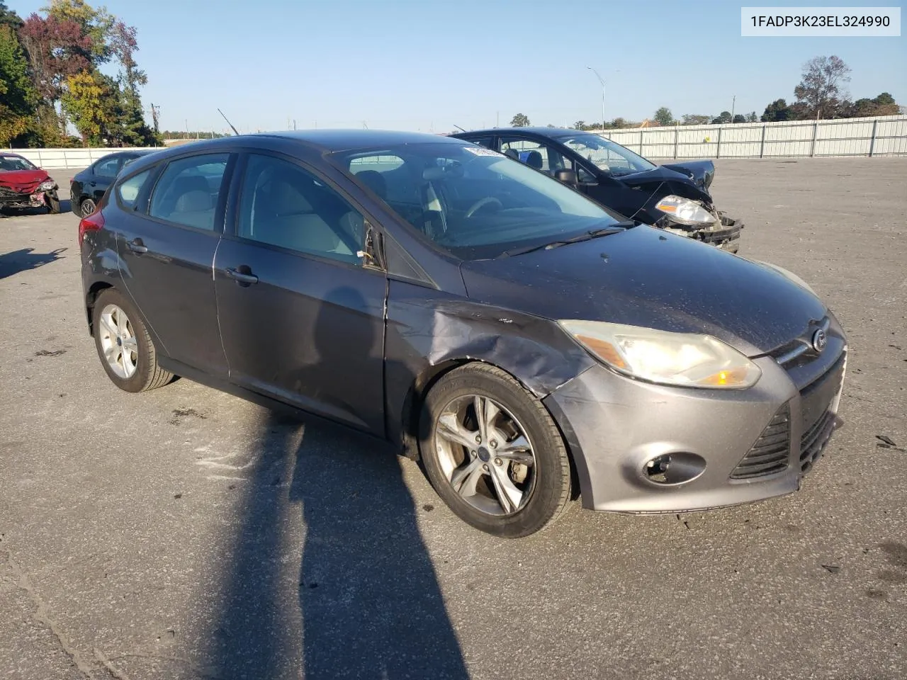 2014 Ford Focus Se VIN: 1FADP3K23EL324990 Lot: 78196024