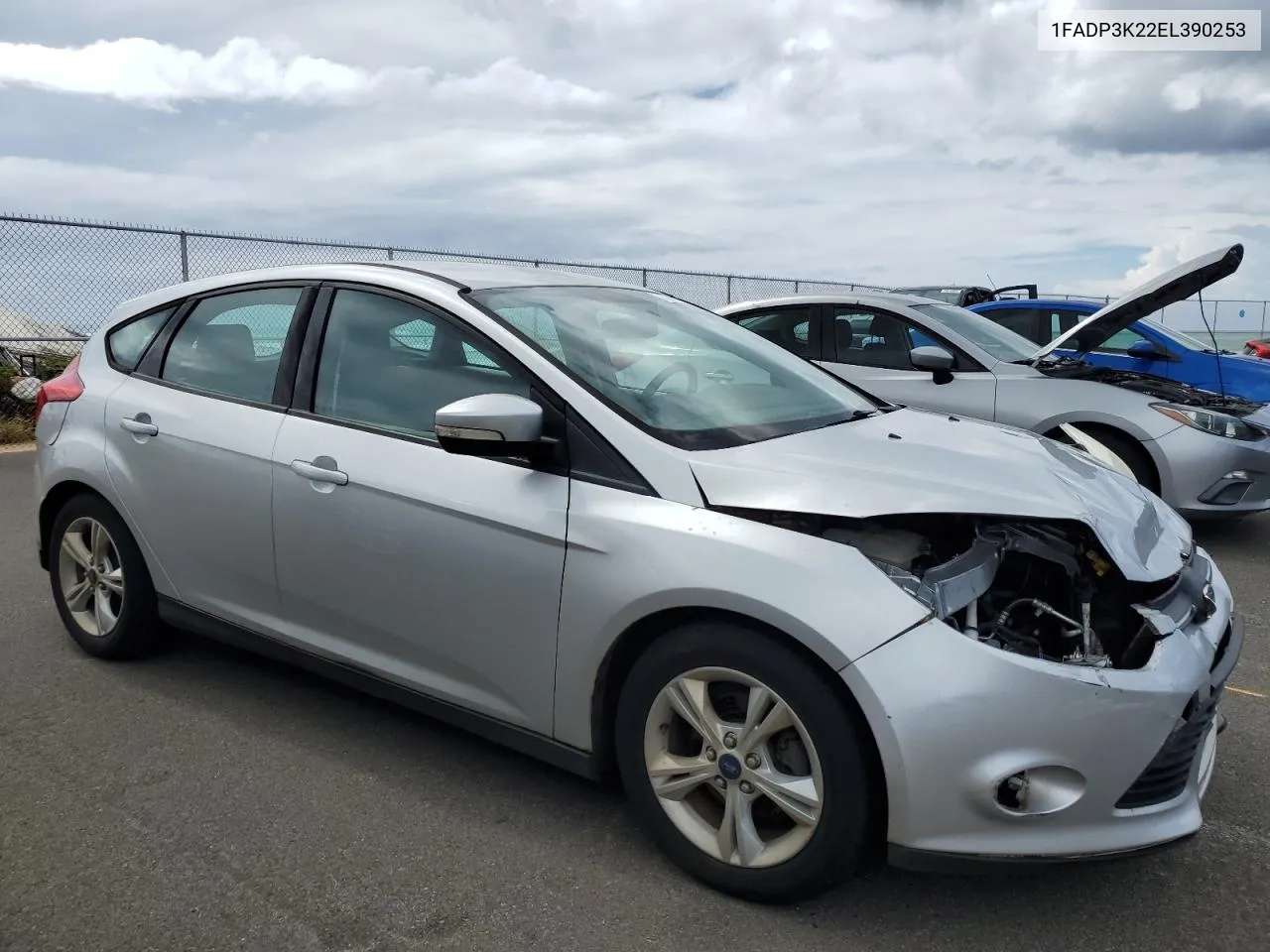 2014 Ford Focus Se VIN: 1FADP3K22EL390253 Lot: 78249484