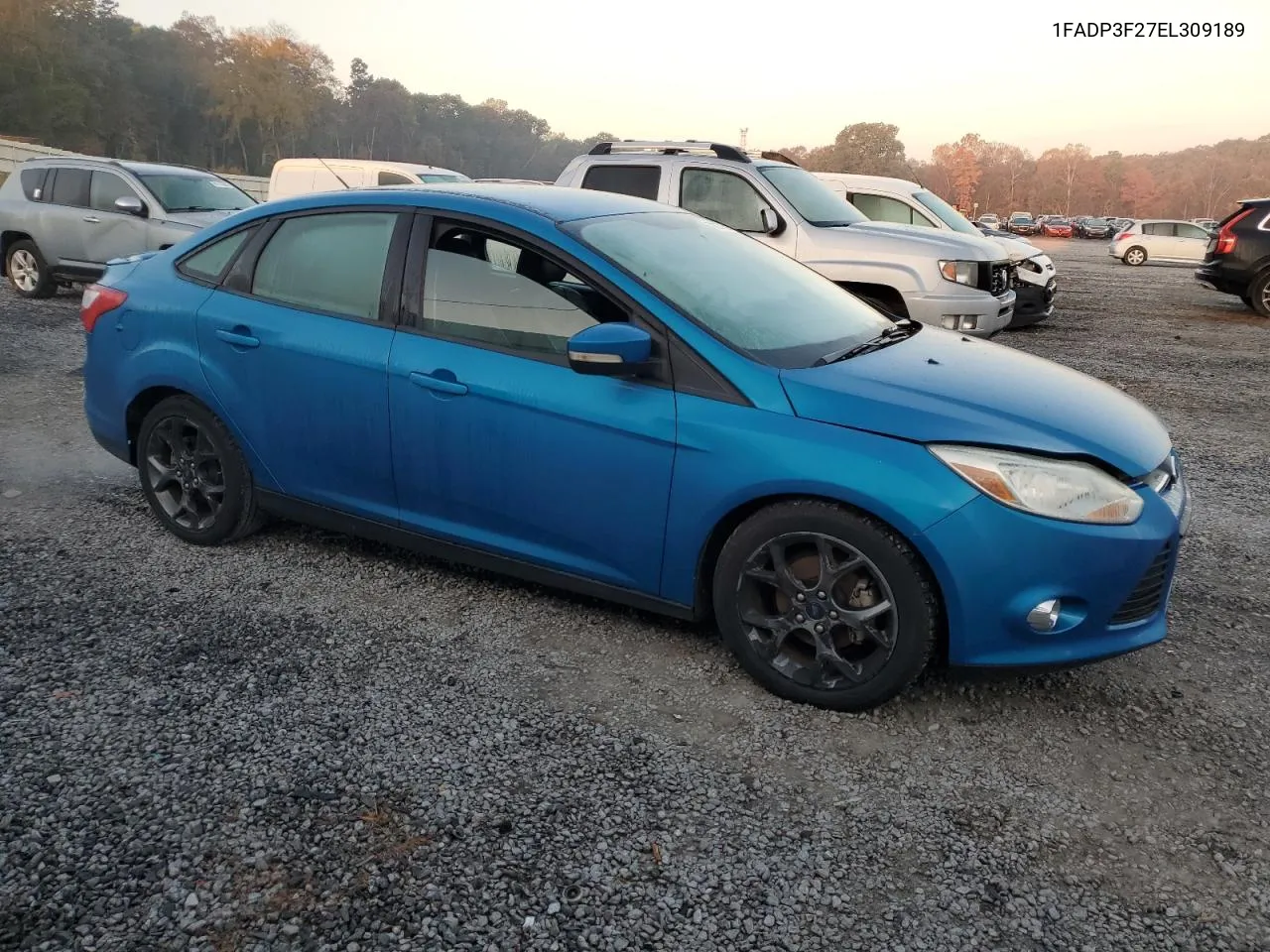 2014 Ford Focus Se VIN: 1FADP3F27EL309189 Lot: 78276594