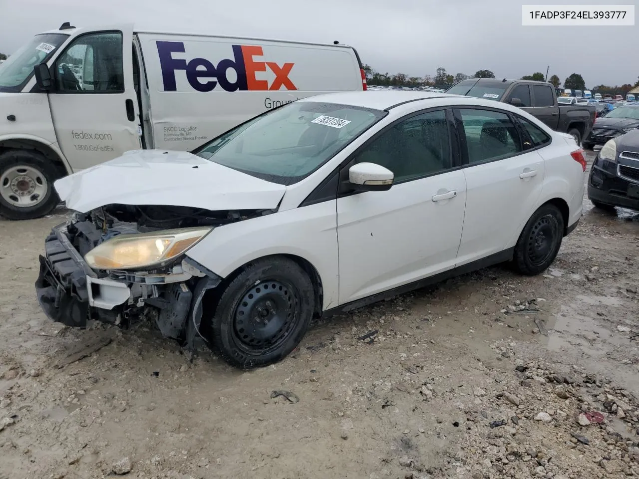 2014 Ford Focus Se VIN: 1FADP3F24EL393777 Lot: 78331204