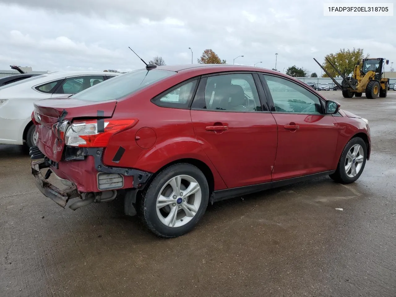 2014 Ford Focus Se VIN: 1FADP3F20EL318705 Lot: 78345484