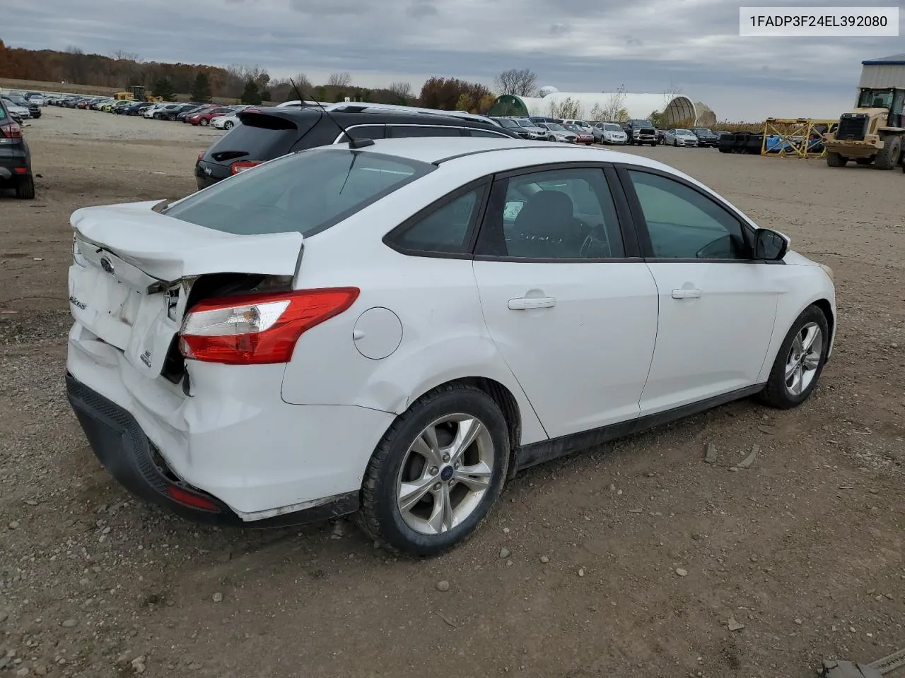 2014 Ford Focus Se VIN: 1FADP3F24EL392080 Lot: 78428034