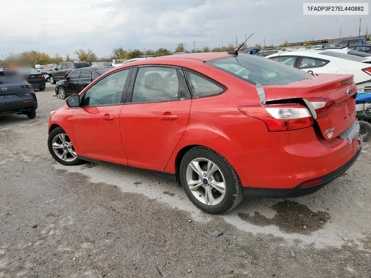 2014 Ford Focus Se VIN: 1FADP3F27EL440882 Lot: 78446914