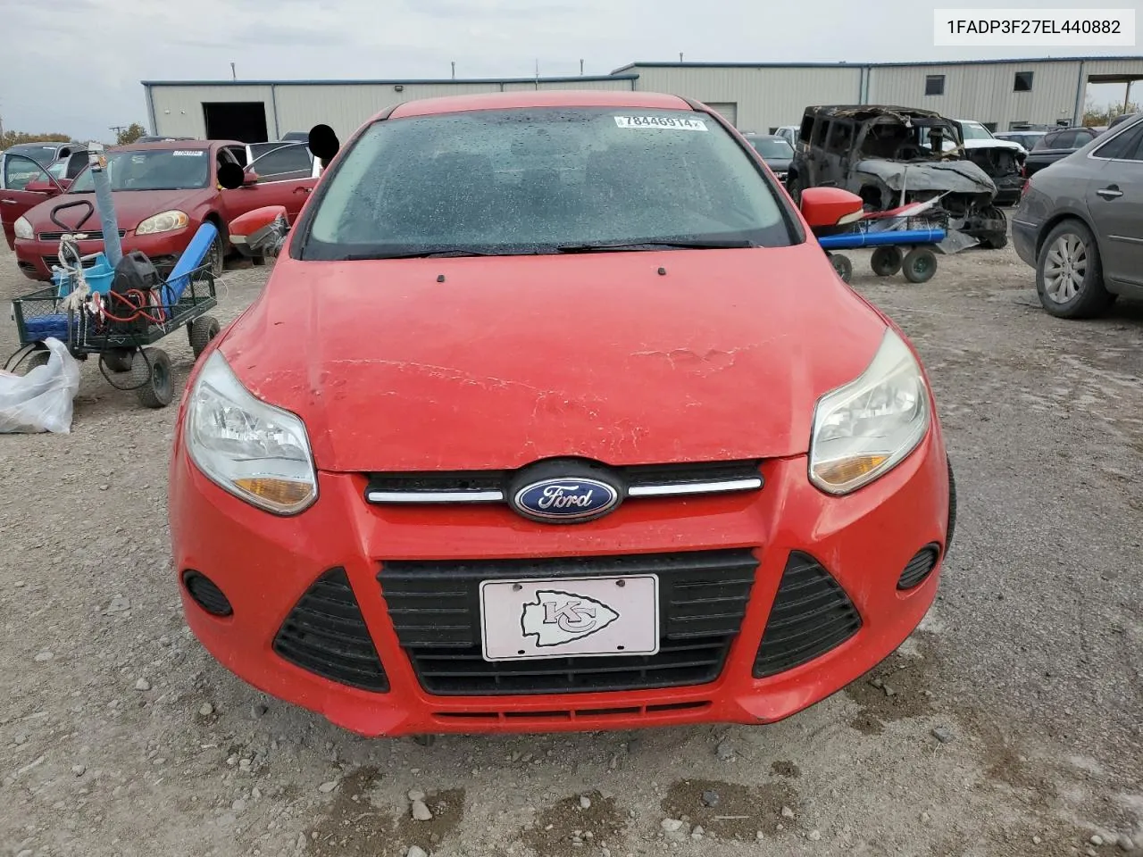 2014 Ford Focus Se VIN: 1FADP3F27EL440882 Lot: 78446914