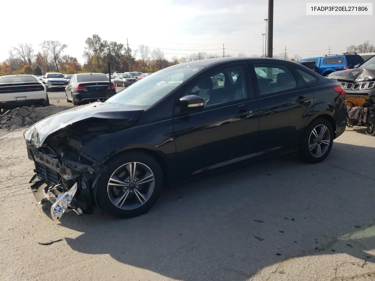 2014 Ford Focus Se VIN: 1FADP3F20EL271806 Lot: 78501524