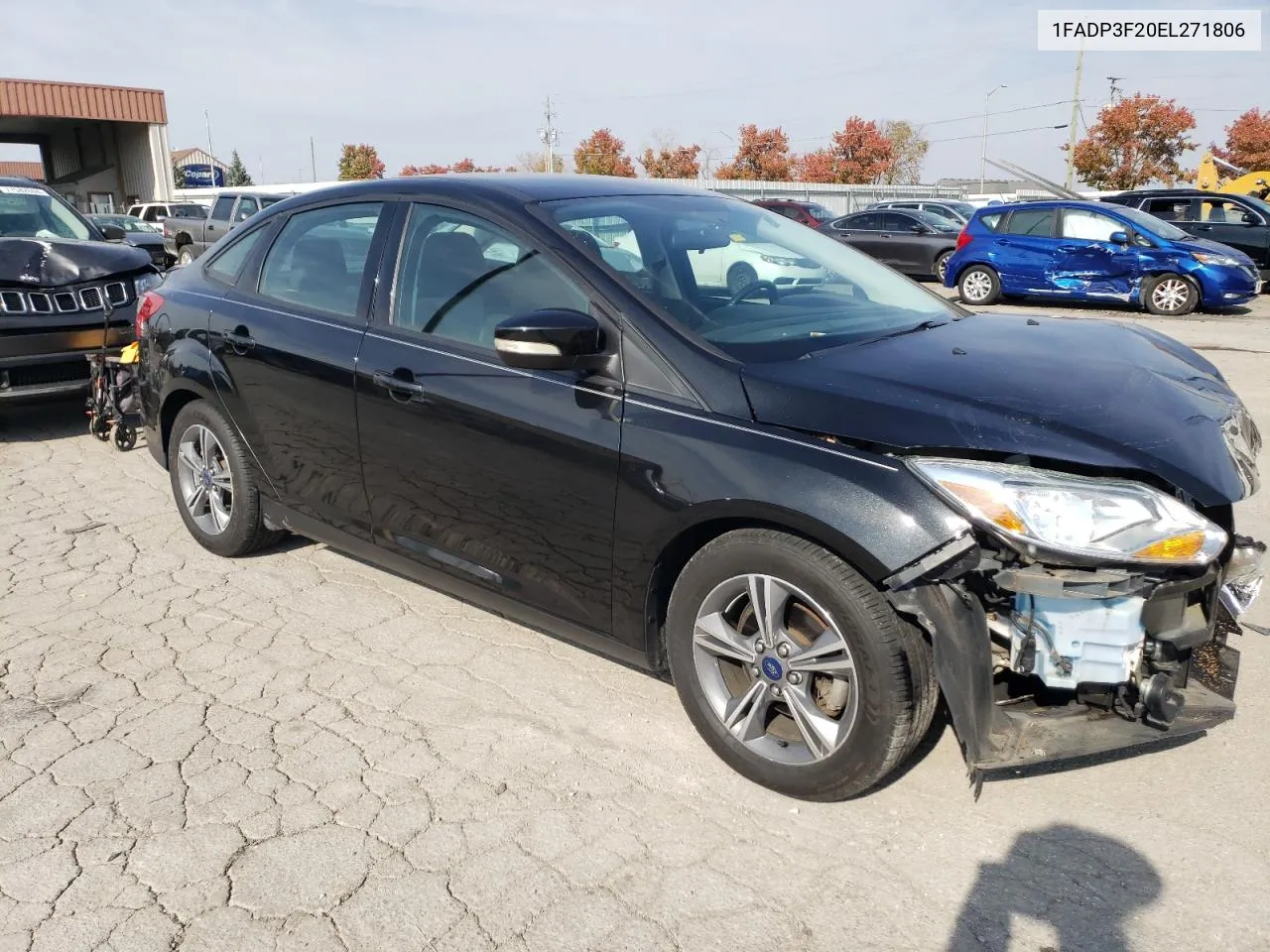 2014 Ford Focus Se VIN: 1FADP3F20EL271806 Lot: 78501524