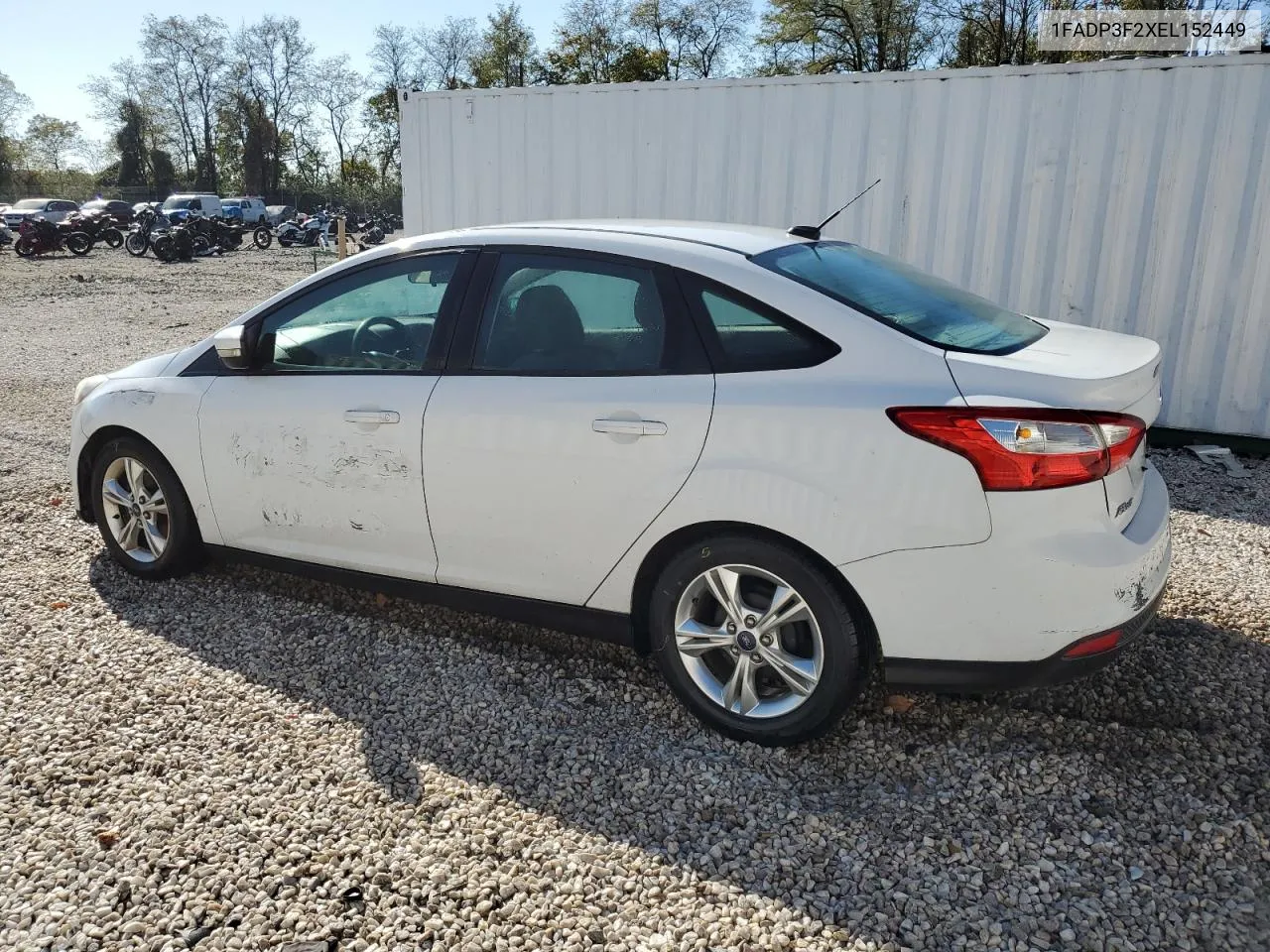 2014 Ford Focus Se VIN: 1FADP3F2XEL152449 Lot: 78550354