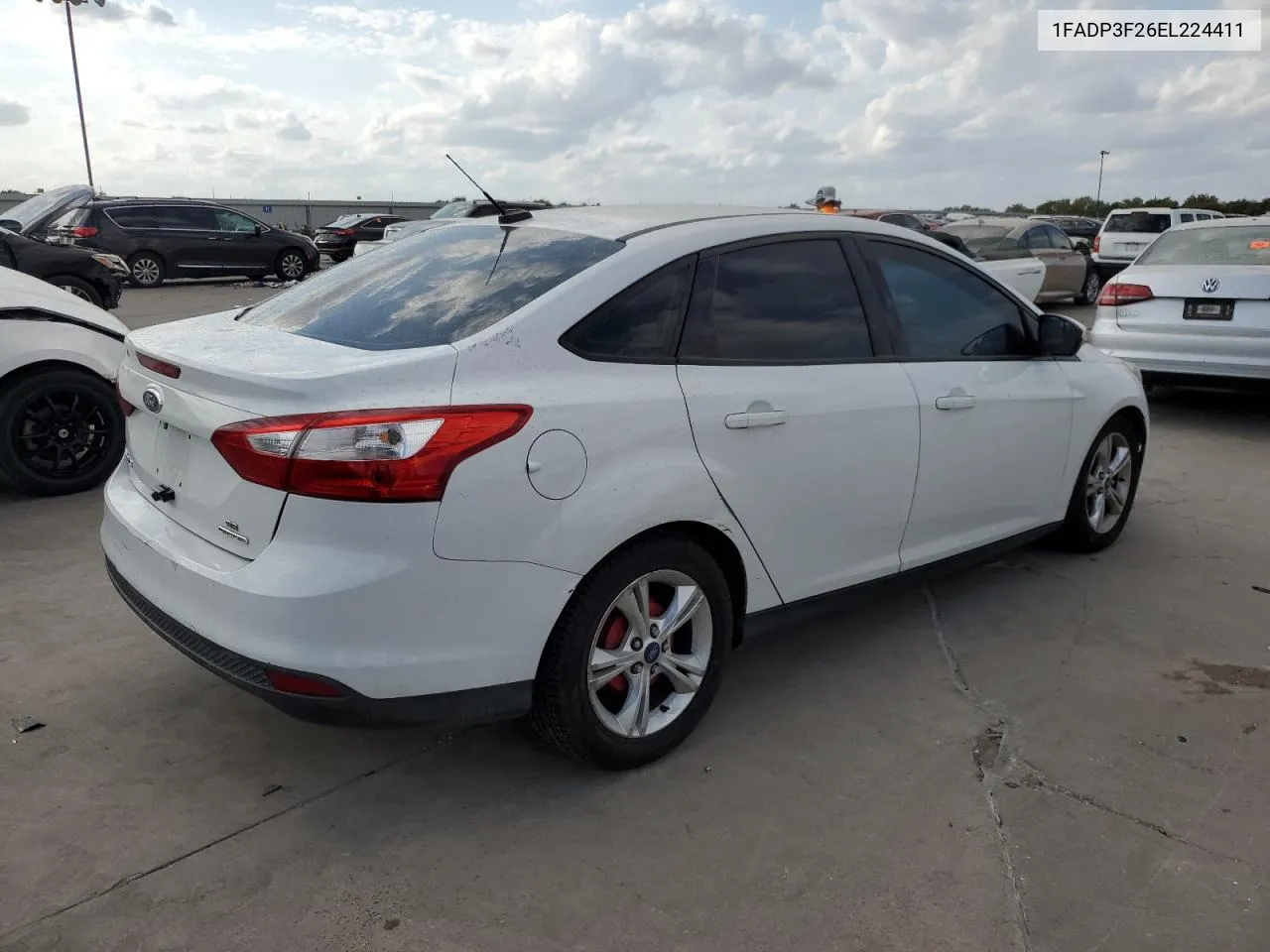 2014 Ford Focus Se VIN: 1FADP3F26EL224411 Lot: 78597114