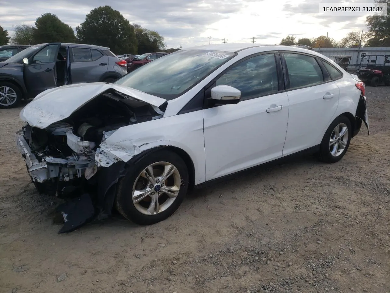 2014 Ford Focus Se VIN: 1FADP3F2XEL313687 Lot: 78626034