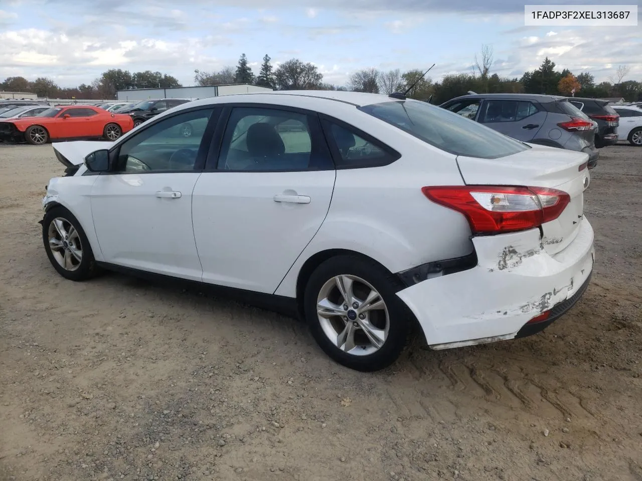 2014 Ford Focus Se VIN: 1FADP3F2XEL313687 Lot: 78626034