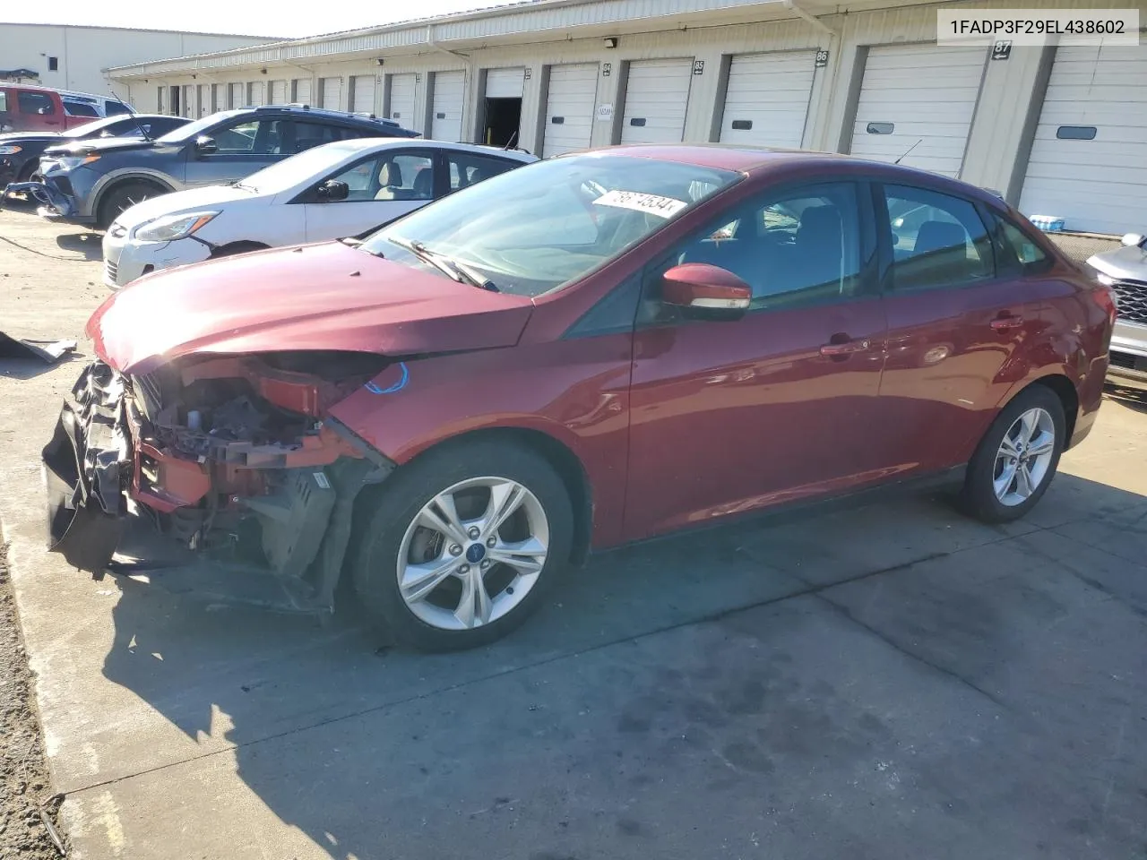 2014 Ford Focus Se VIN: 1FADP3F29EL438602 Lot: 78674534