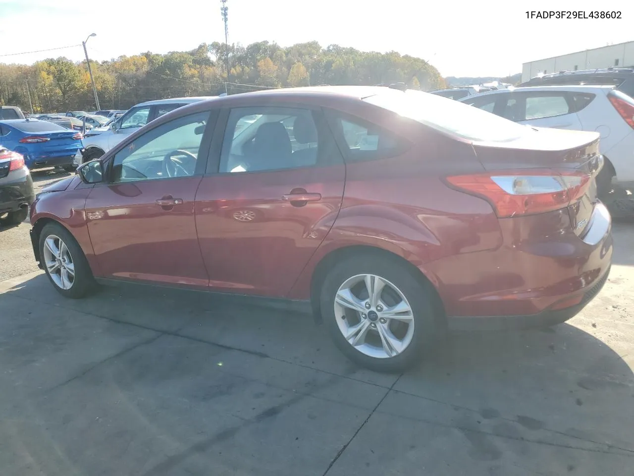 2014 Ford Focus Se VIN: 1FADP3F29EL438602 Lot: 78674534