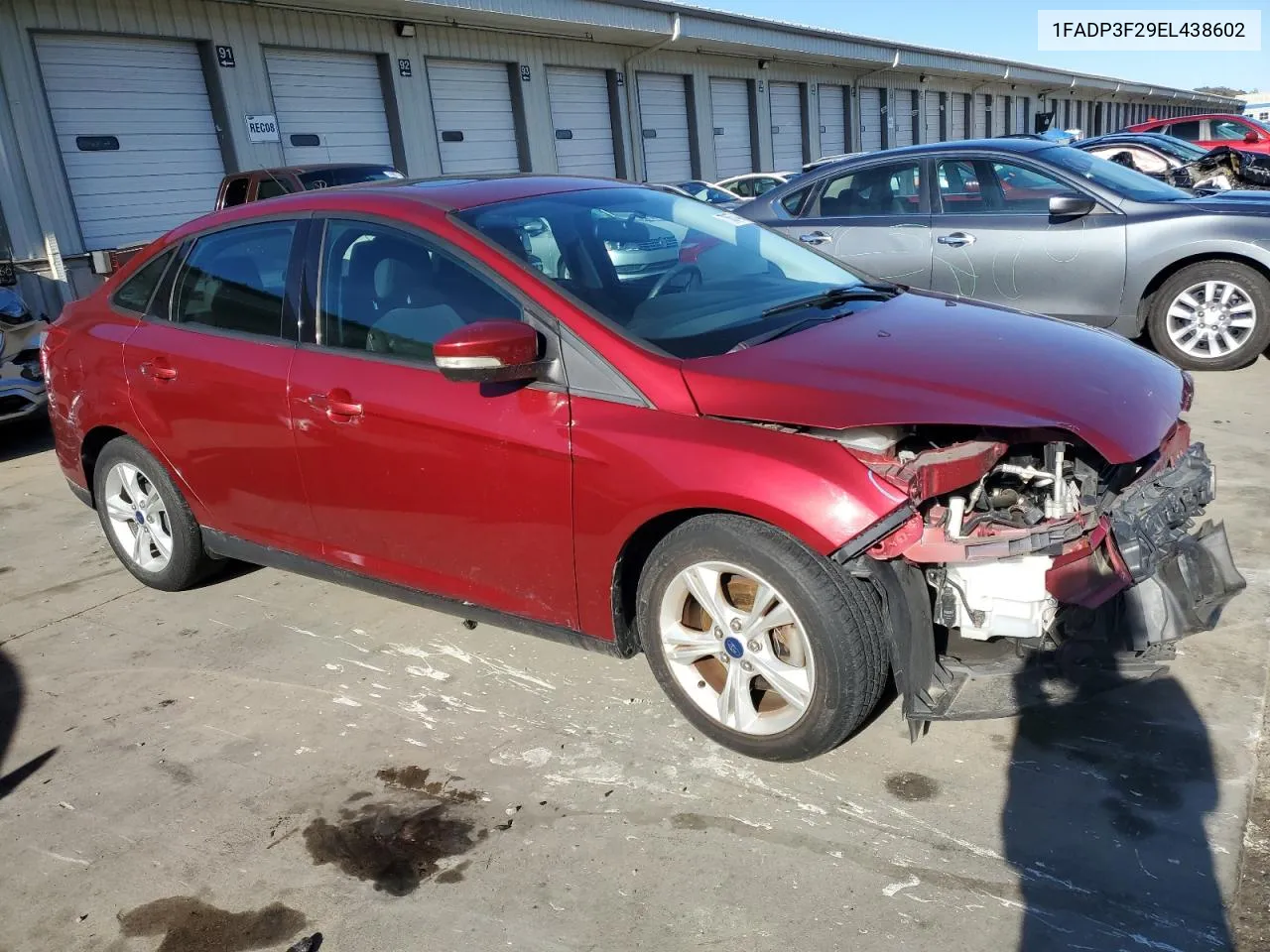 2014 Ford Focus Se VIN: 1FADP3F29EL438602 Lot: 78674534