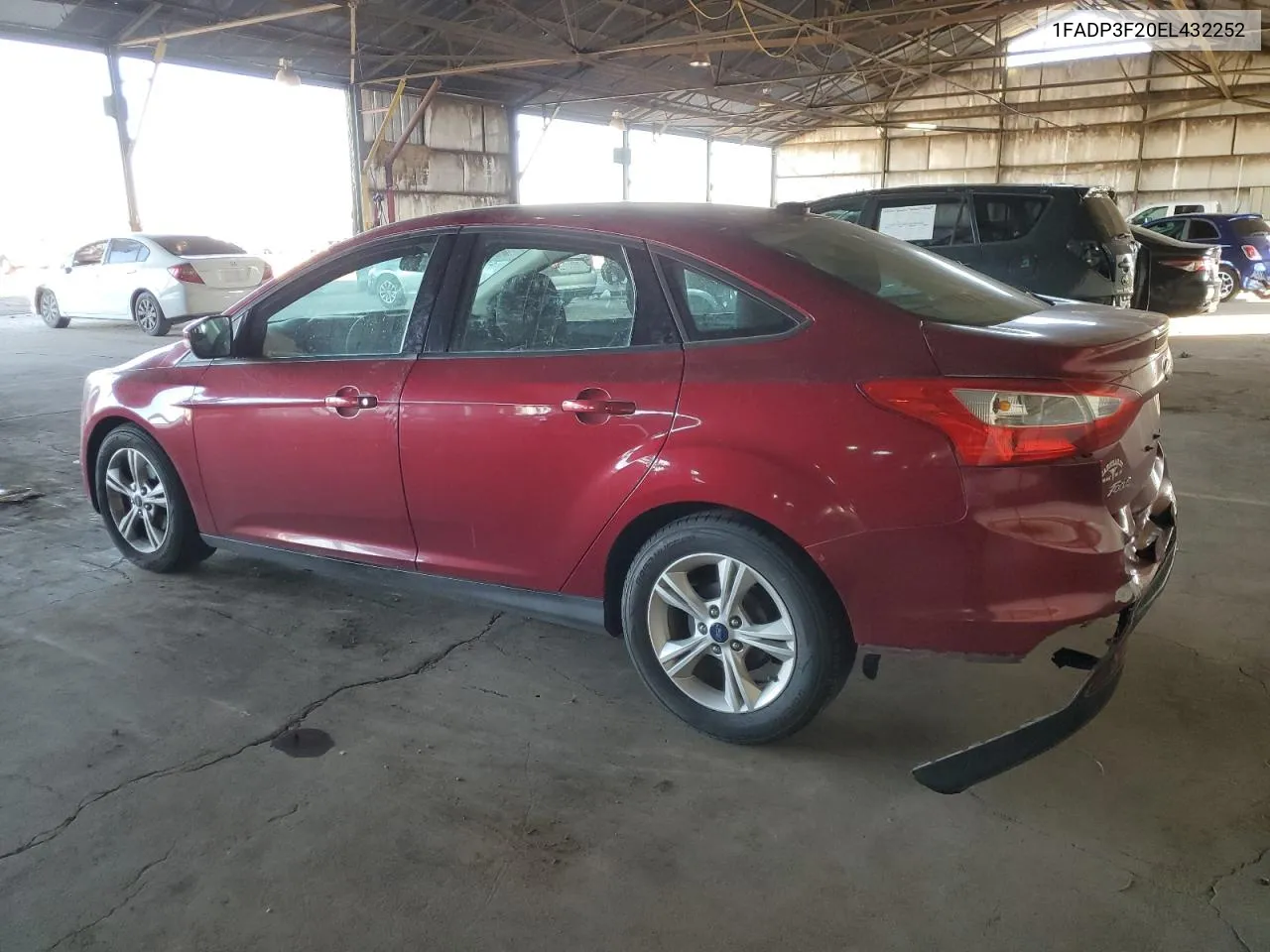 2014 Ford Focus Se VIN: 1FADP3F20EL432252 Lot: 78756754