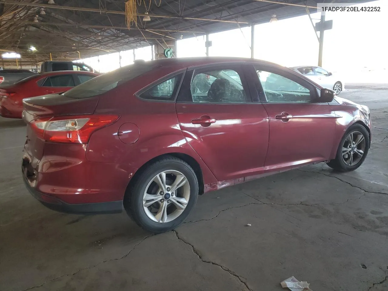 2014 Ford Focus Se VIN: 1FADP3F20EL432252 Lot: 78756754