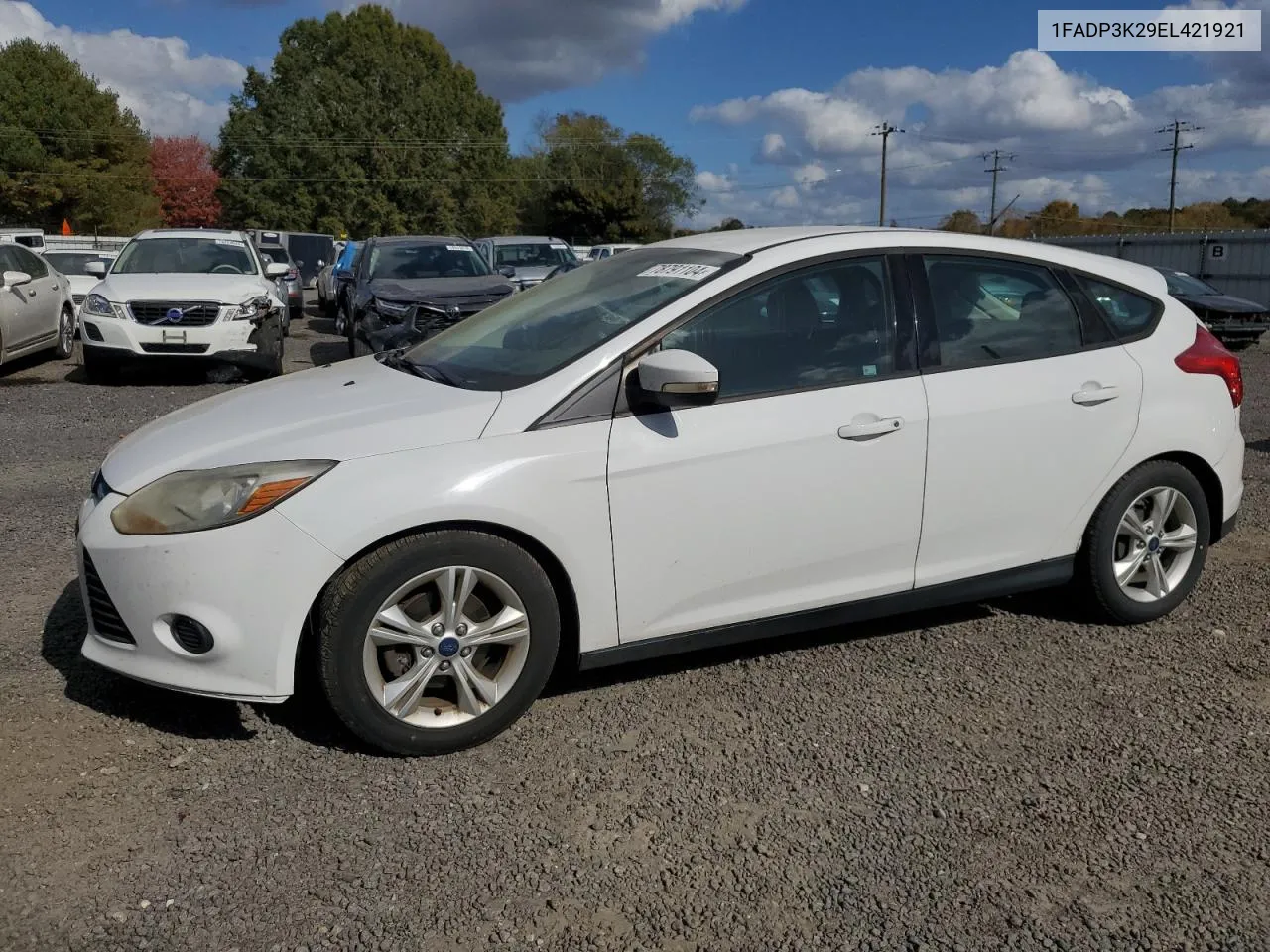 2014 Ford Focus Se VIN: 1FADP3K29EL421921 Lot: 78791104