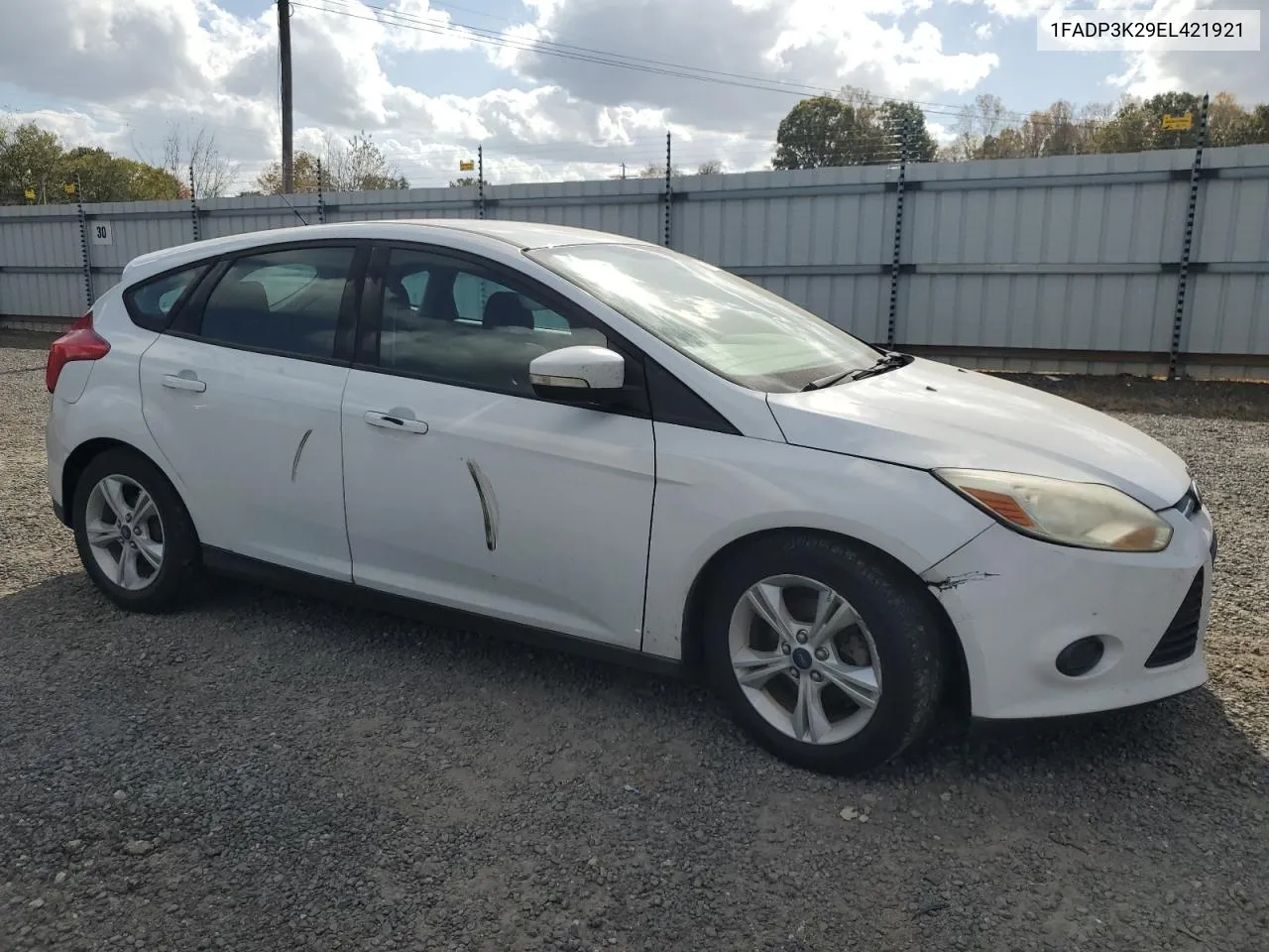 2014 Ford Focus Se VIN: 1FADP3K29EL421921 Lot: 78791104