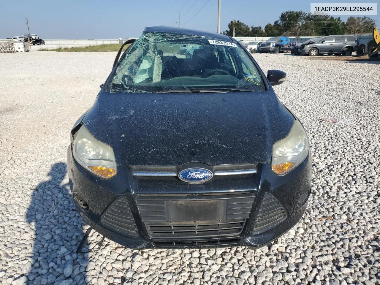 2014 Ford Focus Se VIN: 1FADP3K29EL295544 Lot: 78832514