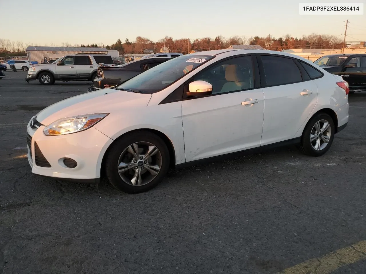 2014 Ford Focus Se VIN: 1FADP3F2XEL386414 Lot: 79102154