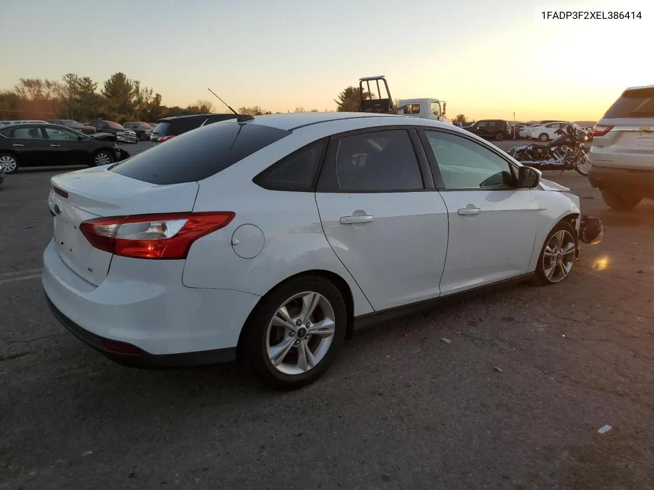 2014 Ford Focus Se VIN: 1FADP3F2XEL386414 Lot: 79102154