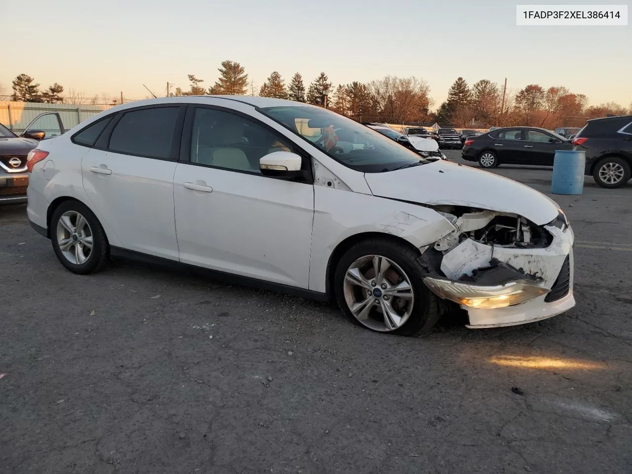 2014 Ford Focus Se VIN: 1FADP3F2XEL386414 Lot: 79102154